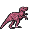 Pikkukuva 4 / 5: 14 kpl Lasten Kirjailtu Dinosaurusten Paikka, Ommeltava/Silitysrautapaikka