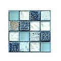 Pikkukuva 1 / 4: 20 kpl Mosaiikki Seinäkoristelaatta Tarroja, Irrota ja Kiinnitä DIY Kodin Sisustus Taustalevy Leima Kuvio 10 x 10 cm Keittiöön ja Kylpyhuoneeseen, Livin