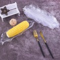 Miniatyrbillede 3 af 5: 5 stk. gennemsigtig majsbakke plastik skive bestik majs tallerken serveringstråg
