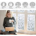 Miniatyrbilde 3 av 5: Non-Adhesive Window Film Stained Glass Window Film Static Froste