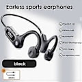 Miniatyrbild 2 av 5: Headset Stöd Tf-kort Portabla Hörlurar Led-display Med Mikrofon För Träning Löpning