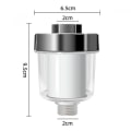 Miniatyrbilde 2 av 5: Dusjvannsfilter, dusjfilter med 3 utskiftbare filterbokser