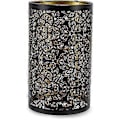Miniatyrbillede 1 af 5: Metal lampeskærm cylindrisk rund lampeskærm blomster bordlampe gulv lampeskærm 12x12x20 cm