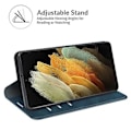 Pikkukuva 4 / 5: Galaxy S22 Ultra 5G magneettinen nahkainen suojakotelo Dark Blue