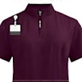 Miniatyrbillede 2 af 5: Skrub Sæt Blød Top og Joggingbukser til Kæledyrsfrisør Skønhedssalon SPA Kosmetologi (Mørkerød XL) Dark Red XL