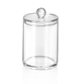 Miniatyrbillede 1 af 5: Makeup Bomulds Opbevaringsboks Transparent Rund Opbevaringsboks