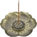 Miniatyrbillede 1 af 5: Buddha Røgelsesholder Røgelsesholder Messing Lotus Sticks Vintage I