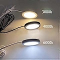 Pikkukuva 3 / 5: USB-pöytävalaisin, 5V3W suurikirkkaus LED vakaalla pyöreällä jalustalla tiskin valaistus auton kattovalo hopeakuori silver shell