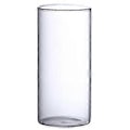 Miniatyrbild 1 av 3: Klar Glasvas Blomvas Minimalistisk Glasvas Cylinderformad Blomvas för Bröllop Vardagsrum Dekorativ Gåva 10x25cm