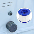 Miniatyrbillede 5 af 5: 2 stk. Spa/Jacuzzi filterpatroner med gevind