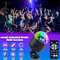 Miniatyrbilde 2 av 5: Discokulelys Partylys dj Discolys, led Mini Colors S