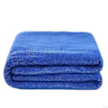 Miniatyrbilde 1 av 5: Eksplosive Models Mikrofiber Badehåndkle, Super Mykt, Super Absorberende Og Hurtigtørkende, Ingen Fading, Grå Håndkle. 70x140 cm. Blå Blue 70x140CM