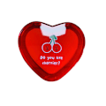 Miniatyrbild 1 av 5: 2 st Cherry Heart Shape Fällbar Spegel Kosmetisk Spegel