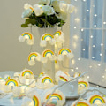 Miniatyrbild 5 av 5: Rainbow Fairy LED-ljusslinga varmvit jul inomhus utomhus