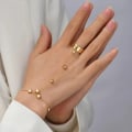 Miniatyrbilde 2 av 3: Retro Bohemian Minimalist perle Finger Chain armbånd