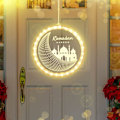 Miniatyrbillede 4 af 4: Eid Ramadan Dekorative Fe-lyskæde, Stjerne Måne Lys Girlande Ramadan Lys Dekorationer Lys, LED Ramadan Lys Dekor Ramadan Lys Lanterne, 16CM
