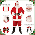 Miniatyrbild 2 av 4: Superlyxig 8-delad Jultomte-set Plus Size