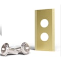 Miniatyrbillede 3 af 4: 36*18mm, (30 stk.), klinge tykkelse er 1mm, guld rustfrit stål re