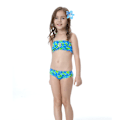 Miniatyrbild 3 av 4: Barn och flickor vacker fiskstjärt bikini set baddräkt -10-11 år, grön