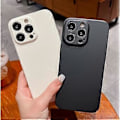 Miniatyrbild 2 av 4: Skal för iPhone 12 Pro Hårt Plast Gummibelagt Telefonskal Exakta Utskärningar Skydd Style D