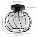 Miniatyrbilde 3 av 5: Moderne Krystall Taklampe E27 Led Mini Krystall Lysekrone Tak