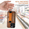 Miniatyrbillede 2 af 5: Brun, egnet til iPhone 15 ProMax kortholder telefonetui læder