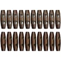 Miniatyrbillede 1 af 3: Mørke træ vippe knapper, 50 stk. 30 mm til syning, scrapbooking, E