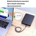 Miniatyrbild 4 av 5: USB C till B 3.0 Kabel Snabb Datasynkroniseringssladd För Bärbara Datorer Hårddisk USB Typ C B Kabel 1m
