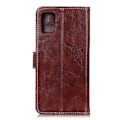 Pikkukuva 3 / 4: OnePlus 8T Retro Crazy Horse -kuvioinen nahkakotelo Brown