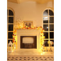 Miniatyrbilde 4 av 5: Høstgirlander med lys - 30 LED-belyst høstgirlander for mantel