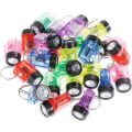 Miniatyrbilde 1 av 5: 24 mini LED-lommelykt nøkkelringer, bærbar batterilommelykt cha