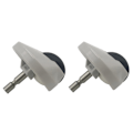 Miniatyrbilde 1 av 5: Pakke med 2 erstatningshjul (hvite) for iRobot Roomba 6