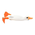 Miniatyrbild 3 av 5: Ankfiskedrag Fiskekrokar Tillbehör Swimbait Flipper Trollingdrag Fiskedrag för Bass Gös Rödfisk (Vit) White