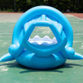 Miniatyrbillede 2 af 5: Baby Pool Seat Shark Flydende Svømmering, Børn Oppustelig Pool Bøje