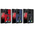 Pikkukuva 2 / 5: PC + TPU Iskunkestävä Suojakotelo Samsung Galaxy S21 Ultra 5G:lle Red
