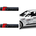 Miniatyrbild 1 av 5: Bilsticker, 2 st 3D Sport Emblem S Logotyp Bokstäver Bilskylt