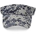 Miniatyrbilde 2 av 4: Sommer Solskjerm Cap Print Sport Tennis Visir Hatt for Kvinner Jenter Camo Grå Camo Grey