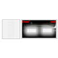Miniatyrbillede 3 af 5: Automotive Safety Reflective Warning Strips 10 Hvid