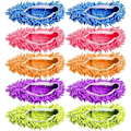 Miniatyrbild 1 av 5: 5 par (10 stycken) multifunktionella mikrofiberslippers..