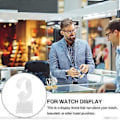 Miniatyrbild 2 av 4: 2 st Klockdisplayställ Justerbar Klockhållare Smyckesställ Akrylbas