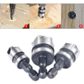 Miniatyrbilde 1 av 5: 3 stk 1/4'' Hex 5 Fløyter 90° 1/2'' 5/8'' 3/4'' Forsenker Bor