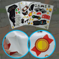 Miniatyrbillede 4 af 5: Gamer Værelses Dekoration Spil Vægsticker - Blå fluorescens - Bo