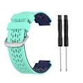 Miniatyrbillede 1 af 5: Silikonerem til Garmin Forerunner 220 230 235 620 630 735XT Udskiftning af armbånd green and blue