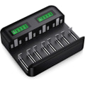 Miniatyrbillede 1 af 5: LCD Universal Batterilader, Universal Oplader til AA/LR6, AAA/