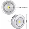 Pikkukuva 5 / 5: LED-spottivalaisimet kaappeihin, 6 kpl yövaloja, tarra, lisävalaistus portaisiin, peiliin, keittiöön, vitriineihin, kaappikäytävään, vaatekaappiin