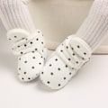 Miniatyrbild 3 av 5: Baby Soft Sole Cotton Shoes-White(13cm)