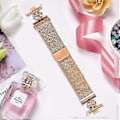 Miniatyrbilde 4 av 5: For Xiaomi Smart Band 8 Pro Milanese Armbånd Blomst Rustfritt Stål Magnetisk Mesh Klokkereim Style B
