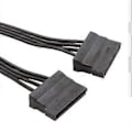 Miniatyrbillede 3 af 5: 8,66 tommer Sata-kabel Sata-strømkabel Splitter Sata-strømsplitter Adapterkabel Tilslutningsledninger; Strømkabel til harddisk