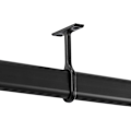 Miniatyrbilde 3 av 5: 4 stk., Oval klesstangs midtstøtte, Metall, For oval klesstang