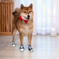 Miniatyrbillede 4 af 5: 2 par lærredshundesko, åndbare skridsikre hunde beskyttende sko
